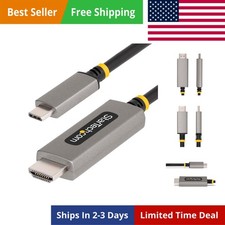 6ft 2m USB-C to HDMI Adapter Cable, 8K 60Hz, 4K 144Hz, , USB Type-C to HDMI 2... picture