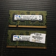 Pair of 1GB Samsung 1GB 2Rx16 PC2-6400S-666-12-A3 DDR2 Laptop Memory picture