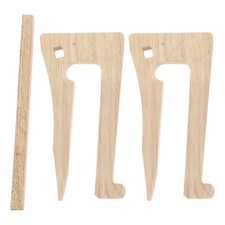 Countertop Laptop Stand Notebook Computer Holder Office Laptop Wooden Riser picture