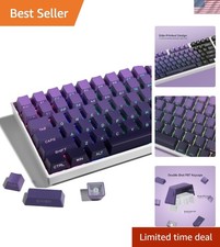 XVX Gradient Purple PBT Keycap Set - 136 Keys Shine Through Design, OEM Profile picture