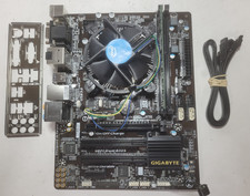 GIGABYTE GA-H81M-HD3 Motherboard Core I3-4160 4GB RAM, IO Shield # 1992 picture
