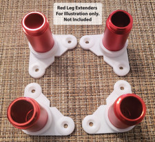 XTool D1 / D1 Pro Laser Foot Mounts (set of 4) + FREE spoil board grids picture