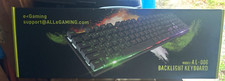 eGaming AL-006 Wired Illuminated Gaming Keyboard Black English QWERTY picture