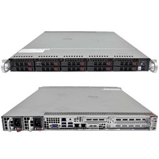 Supermicro CSE-116 1U Rack Server no CPU 2xCooler no PC4 RAM X10DRW-iT 10x2.5
