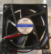 AAA Cooling Fan or Equivalent 12VDC 7 Blades 80x80x25mm 3 1/8in x3 1/8 in x 1in  picture