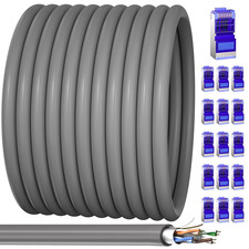 Cat 6 Outdoor Ethernet Cable 250Ft (16 RJ45), Shielded Cat6 Cable picture