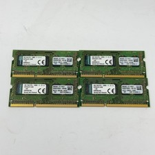 4x LOT Kingston 16GB 4x4GB PC3L-12800E DDR3L ECC SODIMM RAM KVR16LSE11/4HB picture