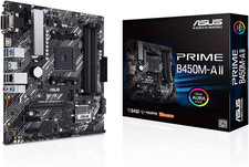Prime B450M-A II Micro ATX Motherboard for Ryzen 5000, 128GB DDR4, Aura Sync picture