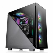 Thermaltake Divider 300 Tempered Glasss ARGB Mid Tower Case, CA-1S2-00M1WN-01 picture