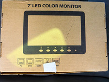 Eyoyo EM07D 7in LED Monitor 1024x600 16:9 HDMI AV VGA Portable CCTV picture