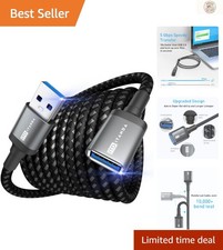 Nylon Braided 10FT USB Extension Cord - 5Gbps Speed & Long-lasting Performance picture