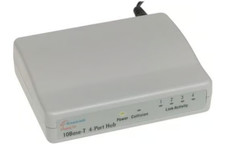 Hawking 4-Port 10Base-T Wired Ethernet Hub PN400TP with Power Adapter picture