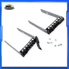 2PCS 2.5in SAS SATA HDD Caddy Tray For Dell R630 R730 R720XD G176J 40 Screws picture