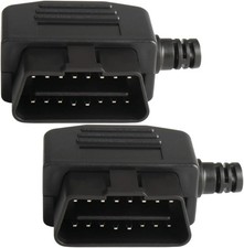 2Pcs 16 Pin OBD2 Male Connector Plug with Screws, Automobile OBD2 Connector D... picture