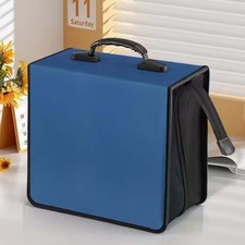 Blue 400 Disc CD DVD Organizer Holder Storage Case Bag Wallet Album Media Video picture