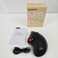 MBD5 Seenda Wireless Dual-Mode Ergonomic Trackball Mouse Model MOU-301 picture