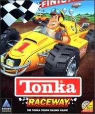 Tonka Raceway PC CD race cars trucks vehicles dirt track courses racing game picture
