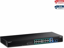 TRENDnet TPE-TG182F 18-port Gigabit High Power PoE+ Switch picture