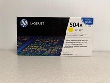 Genuine HP 504A CE252A Yellow LaserJet Toner Cartridge OEM New Factory Sealed picture