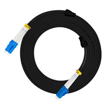 100M LC to LC Outdoor Armored Duplex SM Fiber Optic Cable Jumper Optical Patch C picture