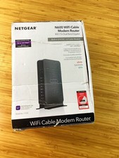NETGEAR C3700V2 Wireless WiFi 3.0 Cable Modem Router With Cords Ships Fast picture