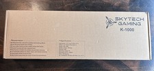 Sky tech Gaming Keyboard K-1000 RGB Backlit Keys New In Box picture