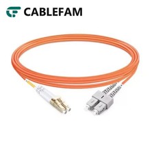 5M LC UPC-SC UPC Duplex OM2 50/125 Fiber Cable Patch Cord LSZH 2.0mm LAN picture