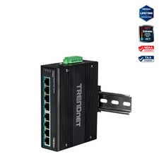 TRENDnet 8-Port Industrial Gigabit PoE+ DIN-Rail Network Switch (24 – 56V) picture