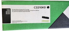 Genuine Lexmark C3210K0 Black Toner C3224 C3326 MC3224 MC3326 MC3426 New Sealed picture