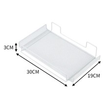 Under Desk Cable Management Tray No Drill, Metal Mesh Cable Management picture