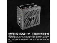 Thermaltake Smart BM3 650W 80Plus Bronze ATX 3.0 & PCIE 5.0 Ready Semi-Modular picture