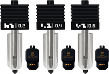3 Pack P2S Hotend 0.2MM 0.4MM 0.6MM Nozzle for P2S/X2D/H2S/H2D/H2C/A1/A1 Mini Ho picture