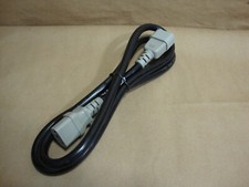 HEAVY DUTY Black/Grey POWER EXTENSION CORD C14 C13 Power Cables 500-0031-0001 picture