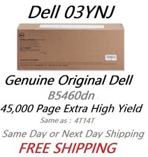 GENUINE OEM ORIGINAL SEALED DELL 03YNJ EXTRA HI YIELD 45K TONER B5460DN  MINT picture