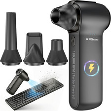 Compressed Air Duster, 180000RPM Rechargeable Cordless Electric Blower picture