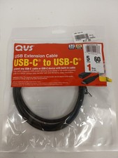 QVS USB-C To USB-C Extension Cable 5Gbps 60 Watts, 3.3ft picture
