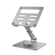 Tablet Stand for Desk, Adjustable Height, Aluminum Portable - 360° Rotating Base picture