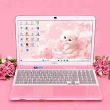 SONY VAIO Laptop Windows 11 2nd Gen Core i5 240GB SSD 8GB RAM Pink picture