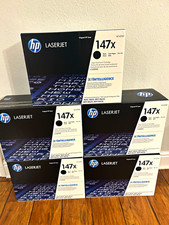 LOT OF 5 - HP 147X Black, High Yield Laser Toner Cartridge W1470X - Brand New picture