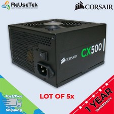 5 Lot Corsair CX500 500W 80+ Bronze ATX Computer PC Power Supply PSU Non-Modular picture