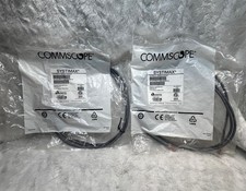 LOT of 2 Commscope Systimax Cat 6 Patch Cord CPC3312-03F007 7’ Gray Cable RJ45 picture