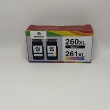 EaseFusion 260XL 261XL Ink Cartridges Black Color for Canon PG-260 CL-261 picture