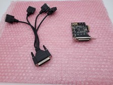 STARTECH PEX4S553B 4 PORT PCI EXPRESS RS232 SERIAL CARD w/BREAKOUT CABLE picture