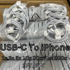 Wholesale Lot Fast Charger PD USB C/Type-C Cable For iPhone 14 13 12 11 XS XR 8 picture