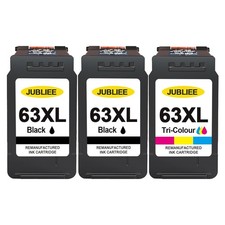 63 XL Ink Cartridges for HP Deskjet 3635 3636 3637 3638 3639 3640 2130 2131 2132 picture