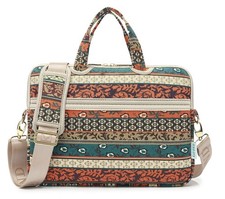 Red Bohemia Patten Waterproof Laptop Shoulder Messenger Bag Case Sleeve for 1... picture