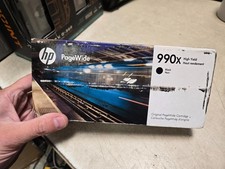 HP 990X High Yield Black Original PageWide Cartridge M0K01AN Sealed 2028 picture