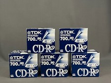 50 Pc.  TDK 700MB 80 Min Single CD-R (5 Boxes of 10 per box) CD-R80 picture
