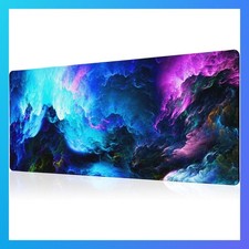 Dazzling Galaxy Gaming Mouse Pad Blue Desk Mat XL Mouse Pads picture