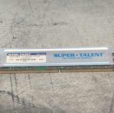 Super Talent DDR2 SDRAM DDR2-800 1GB DIMM 240-Pin RAM T8UA1G8C6 STT DDR2-800 picture